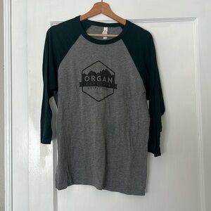Organ Mountain Outfitters three quarter sleeve baseball tee